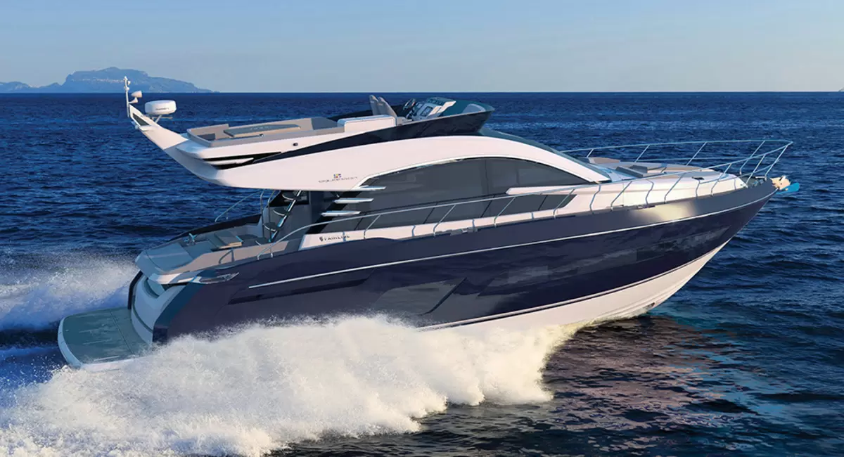 菲尔兰(Fairline)Squadron53飞桥游艇外观