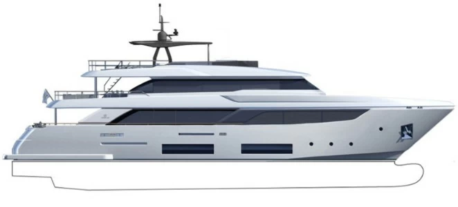 108英尺定制法拉帝(CustomLine)Navetta33豪华游艇布局图1