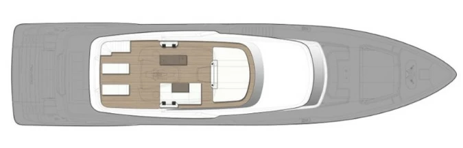 33米定制法拉帝(CustomLine)Navetta33豪华游艇布局图2