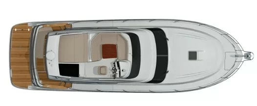 13米博纳多(Beneteau)安海仕42游艇布局图1
