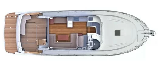 40英尺博纳多(Beneteau)安海仕42游艇布局图2