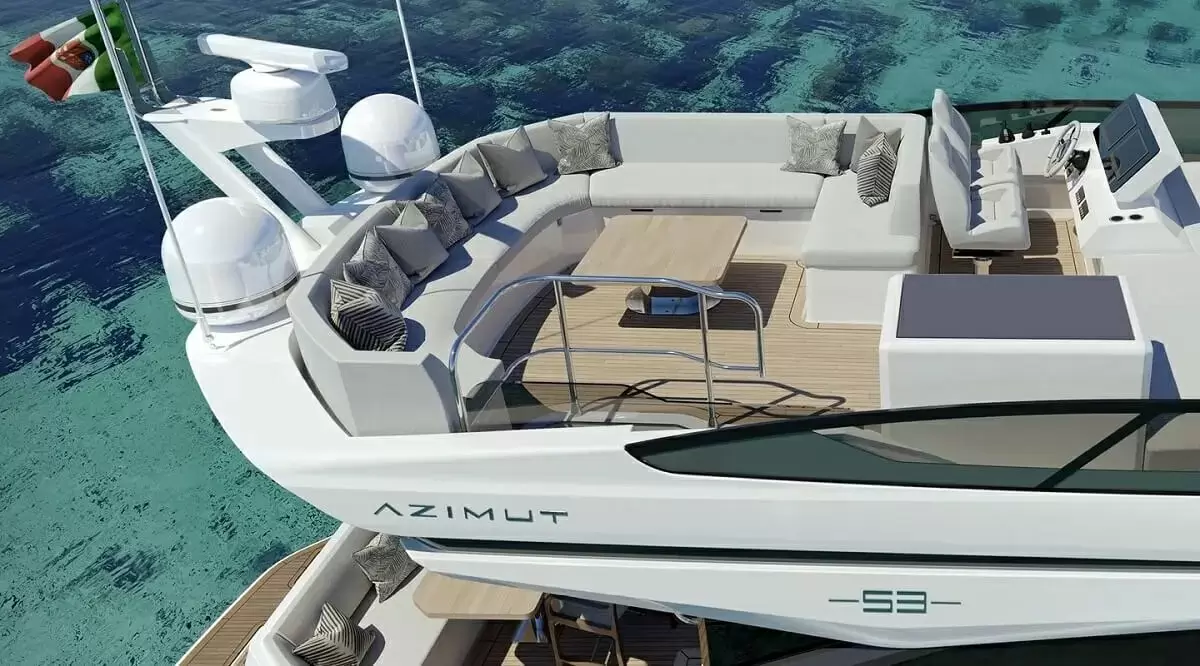 16米意大利游艇品牌阿兹慕(Azimut)53飞桥游艇价格950万元起