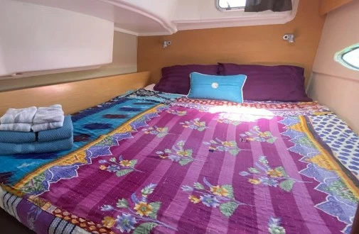 枫丹白露(Fountaine Pajot)Lipari41二手双体帆船卧室