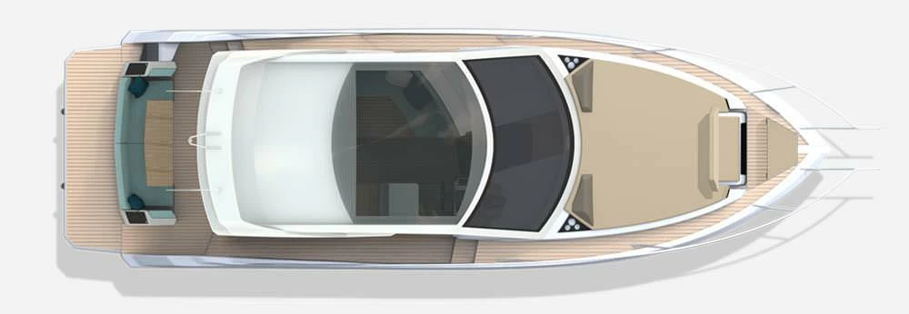 卡帝尔(Galeon)370HTC运动游艇布局图1