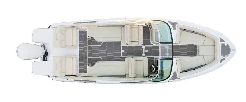 8米瑞格(Regal)LX6舷外快艇设计图