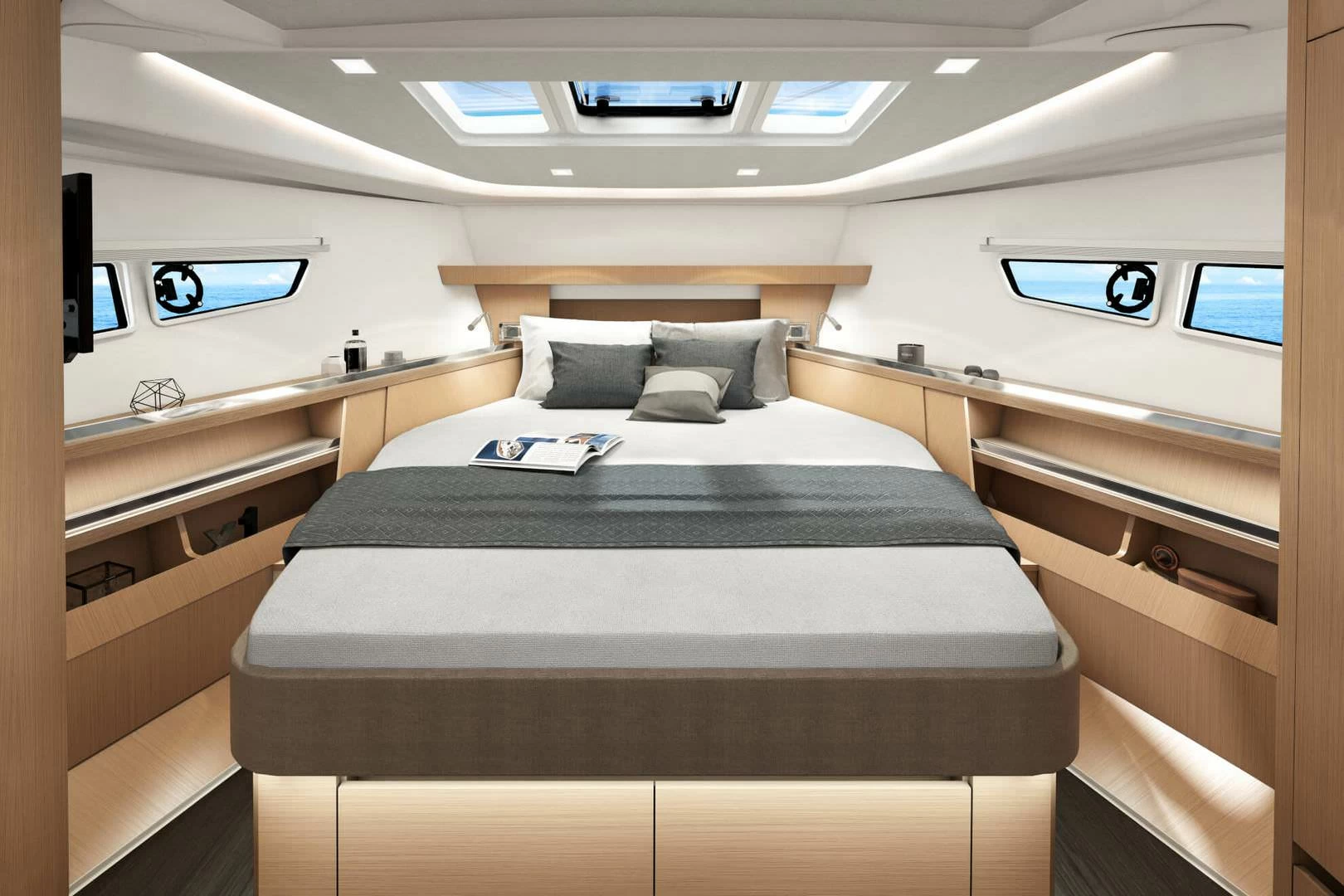 西莱(Sealine)S335V开放式运动游艇卧室