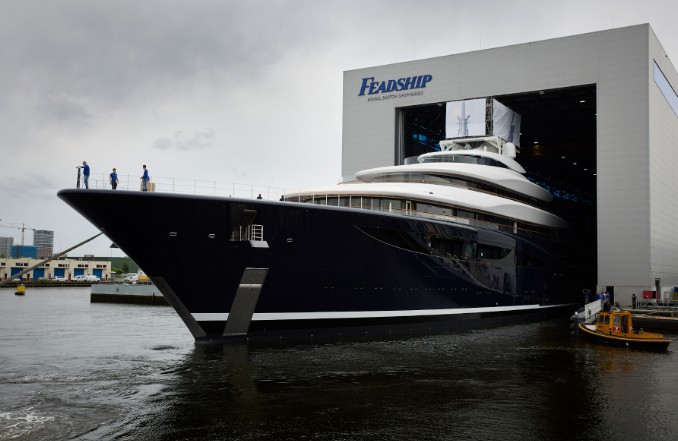 斐帝星推出119米长的首艘氢燃料电池超级游艇——821项目