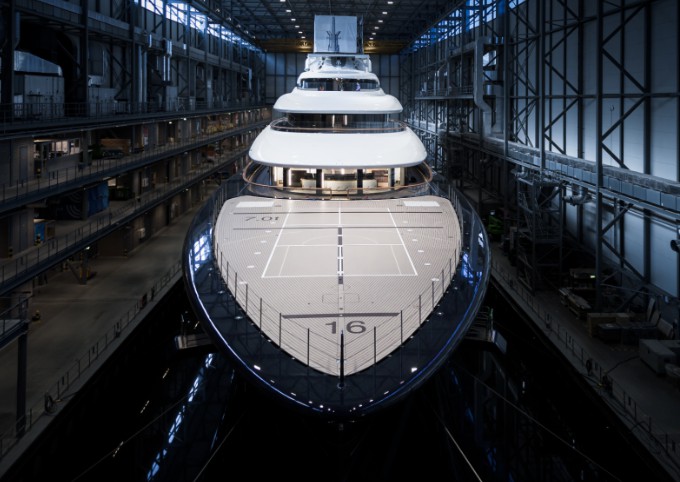 斐帝星推出119米长的首艘氢燃料电池超级游艇
