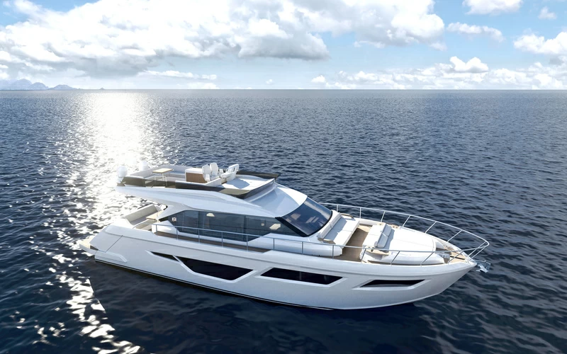18米法拉帝（Ferretti）580飞桥游艇价格1200万元