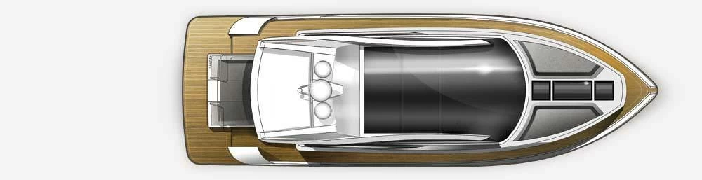 卡帝尔(Galeon)430HTC私人运动游艇布局图1