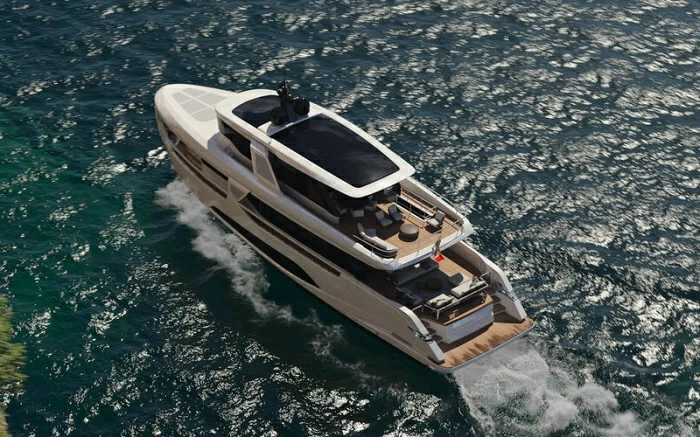 27米法拉帝(Ferretti)Infynito70大型豪华游艇价格7500万元