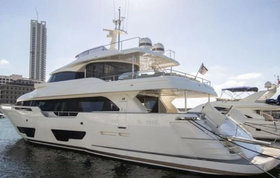 定制法拉帝(CustomLine)Navetta28二手豪华游艇