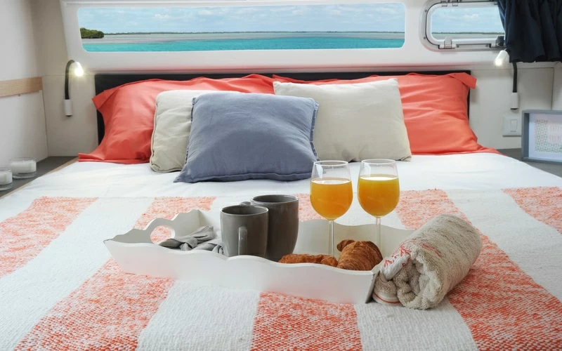 枫丹白露(Fountaine Pajot)Helia44双体帆船卧室