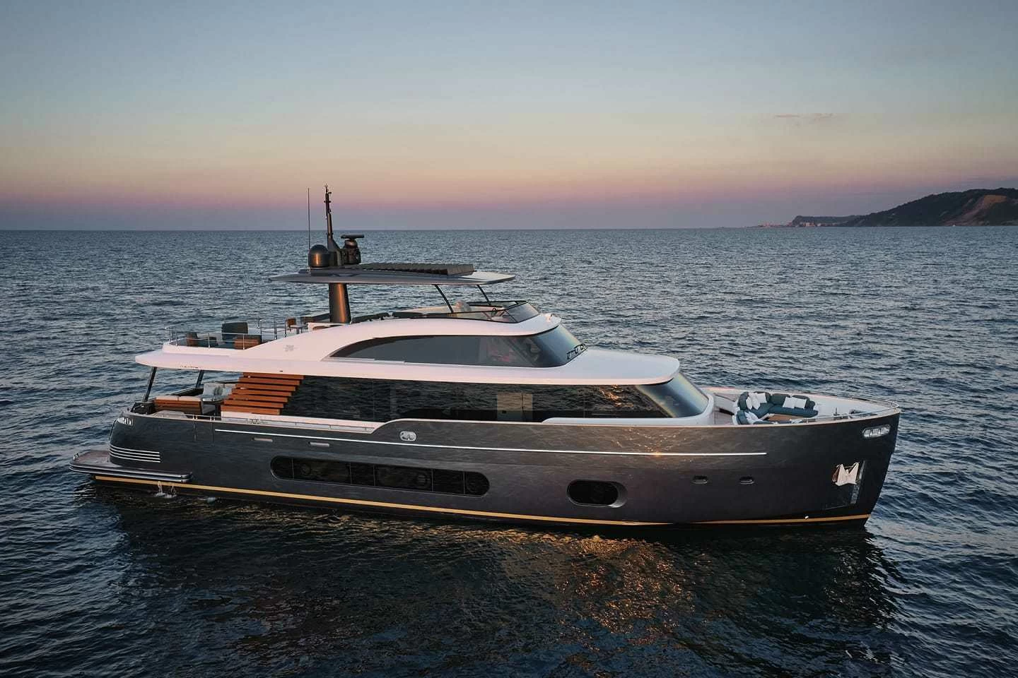 阿兹慕(Azimut)Magellano 25M飞桥游艇