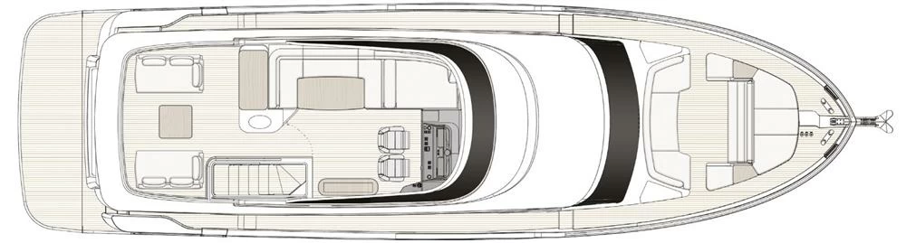 18米阿兹慕(Azimut)Magellano60二手豪华游艇设计图