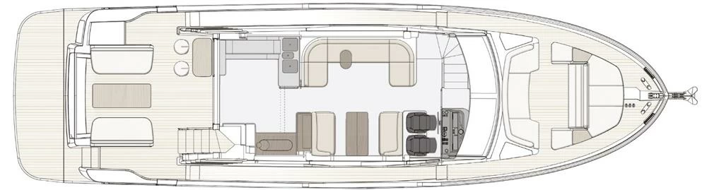 18米阿兹慕(Azimut)Magellano60二手豪华游艇设计稿