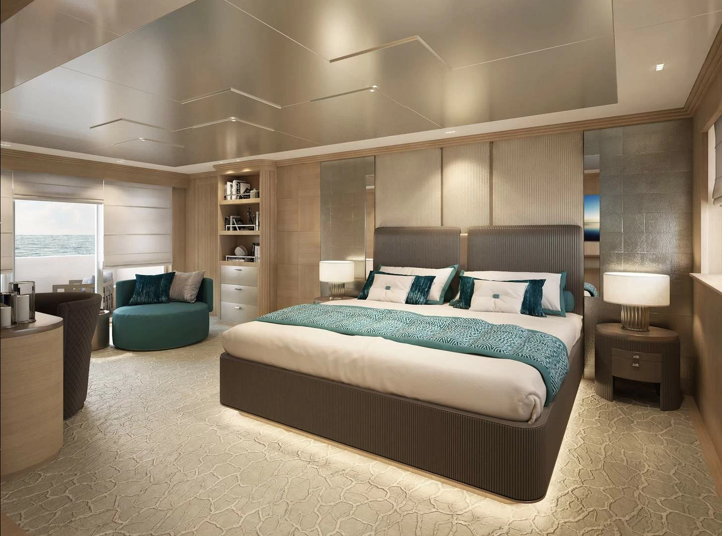 贝尼蒂（Benetti）B.Now 50M超级游艇客舱