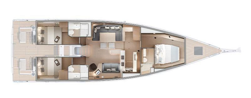 博纳多（Beneteau）遨享仕YACHT 60