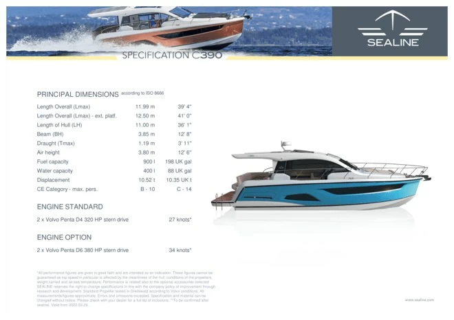 西莱（Sealine）c390