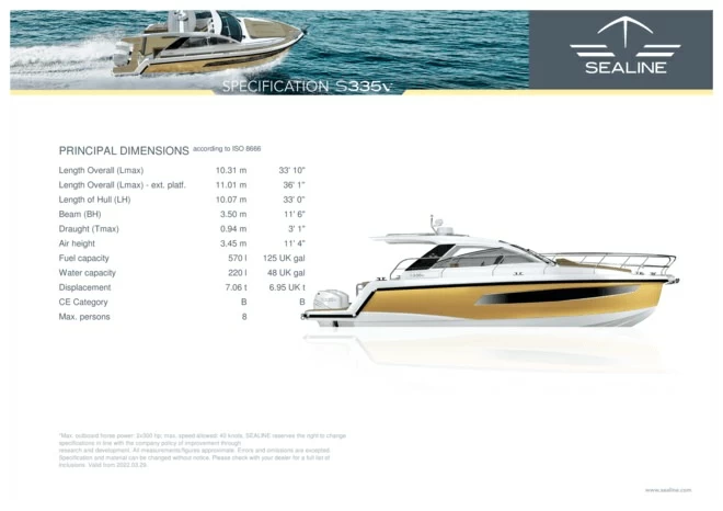 西莱（Sealine）s335v