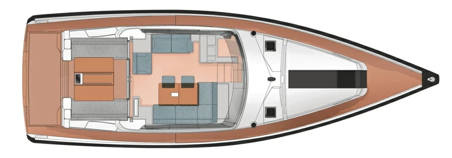 汉斯（Hanse）Moody Decksaloon 45