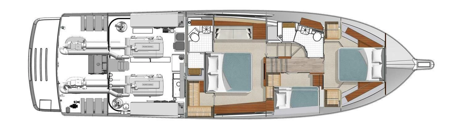 里维埃拉（Riviera）57 ENCLOSED FLYBRIDGE