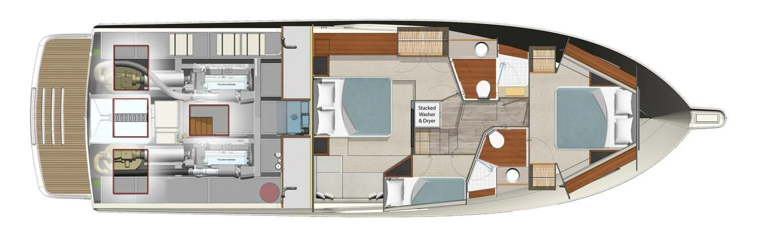 里维埃拉（Riviera）54 ENCLOSED FLYBRIDGE