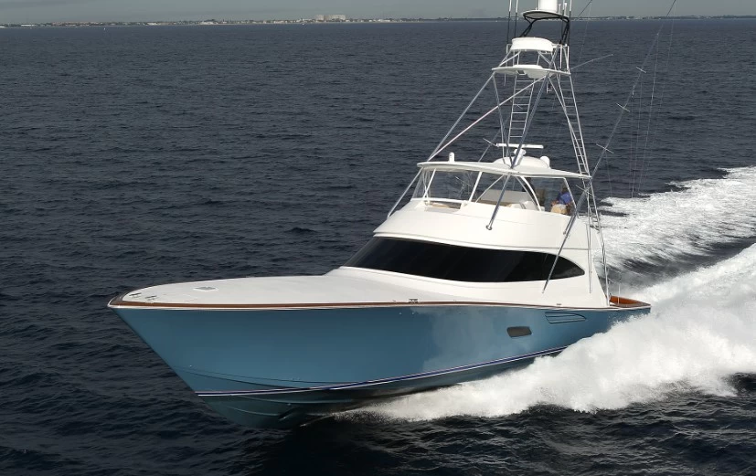 Viking 80C大型运动钓鱼游艇:24米长,附参数/图片