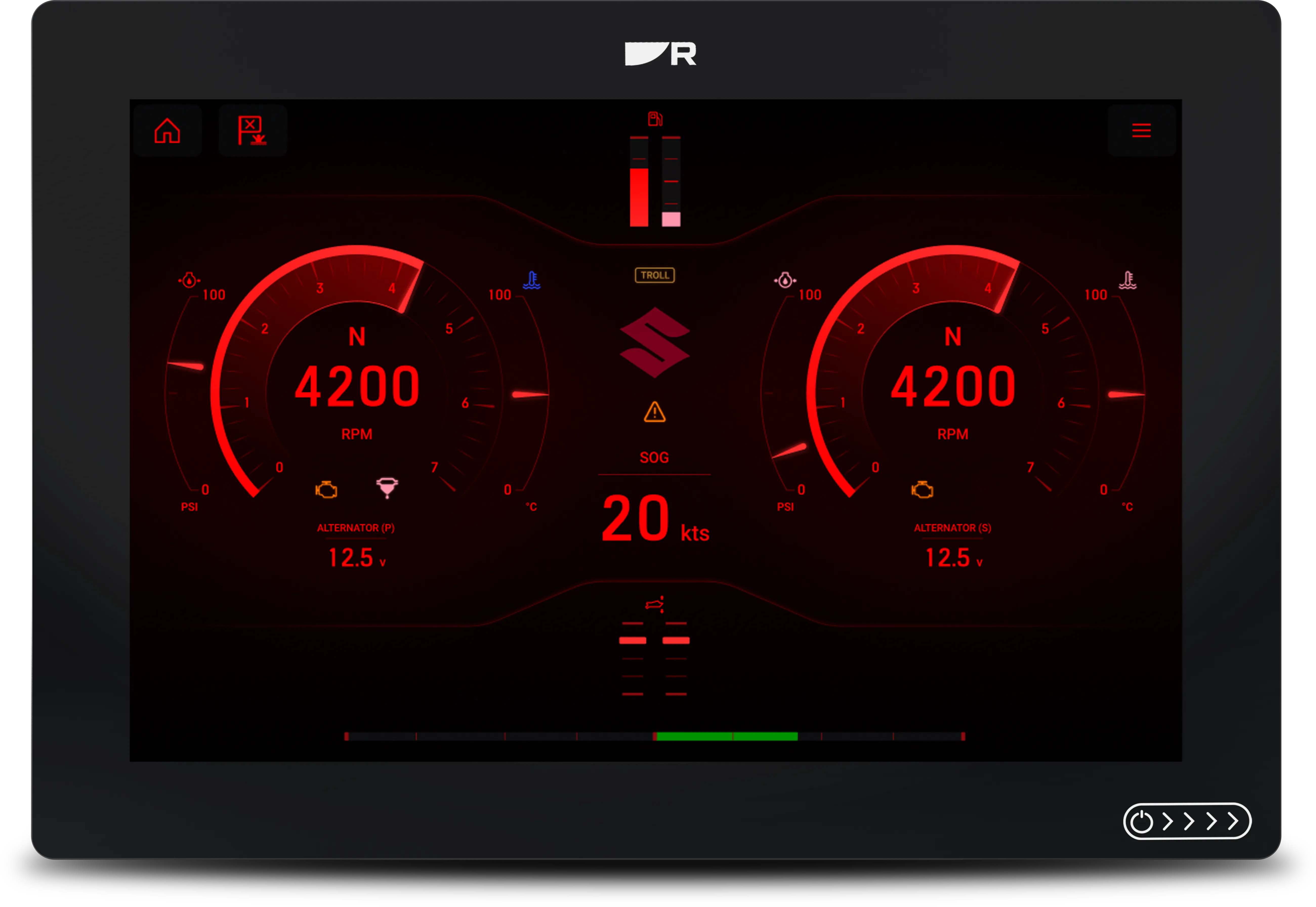 Raymarine与Suzuki联合发布：Axiom一屏尽览引擎数据